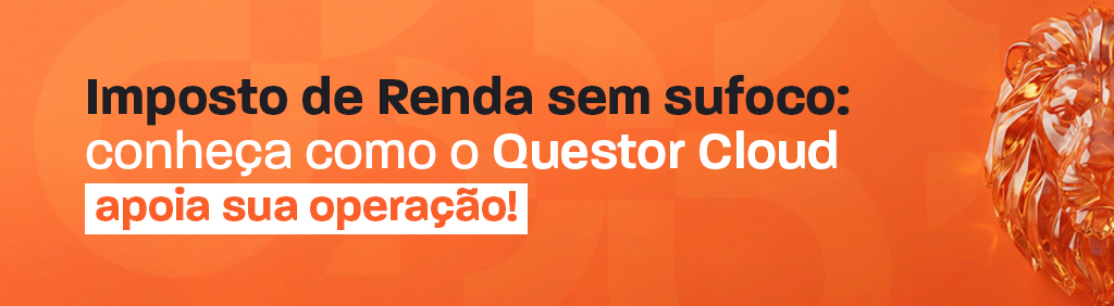 Imagem promocional destacando o impacto do Questor Cloud no Imposto de Renda sem sufoco, incentivando a aprender como a ferramenta apoia a operação financeira.